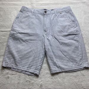 Modern Amusement Striped Flat Front Shorts Size 34
